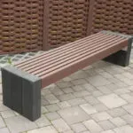 High Line Recycled Plastic Bench