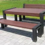 Hyde Park Recycled Plastic Table 195 cm