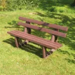 Tivoli 1 Recycled Plastic Park Bench 150cm