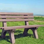 Trafalgar Square 1 Bench with back (brown)