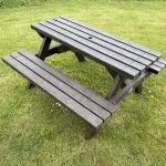Malborough Recycled Plastic Picnic Table 150cm