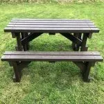 Woodleigh Recycled Plastic Picnic Table 150cm