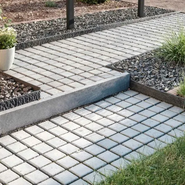 Recycled Plastic Paving Stone in Grey Colour