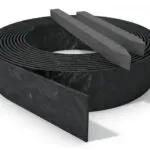 Recycled Plastic Garden Edging in Anthracite 1.8m