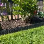 Recycled Plastic Garden Edging in Anthracite 1800cm