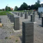 Recycled Plastic Grey Foundation Pads