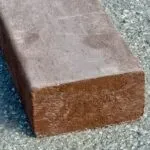 Recycled Plastic Brown Railway Sleepers 80mm x 160mm x 2.0m - Image 2