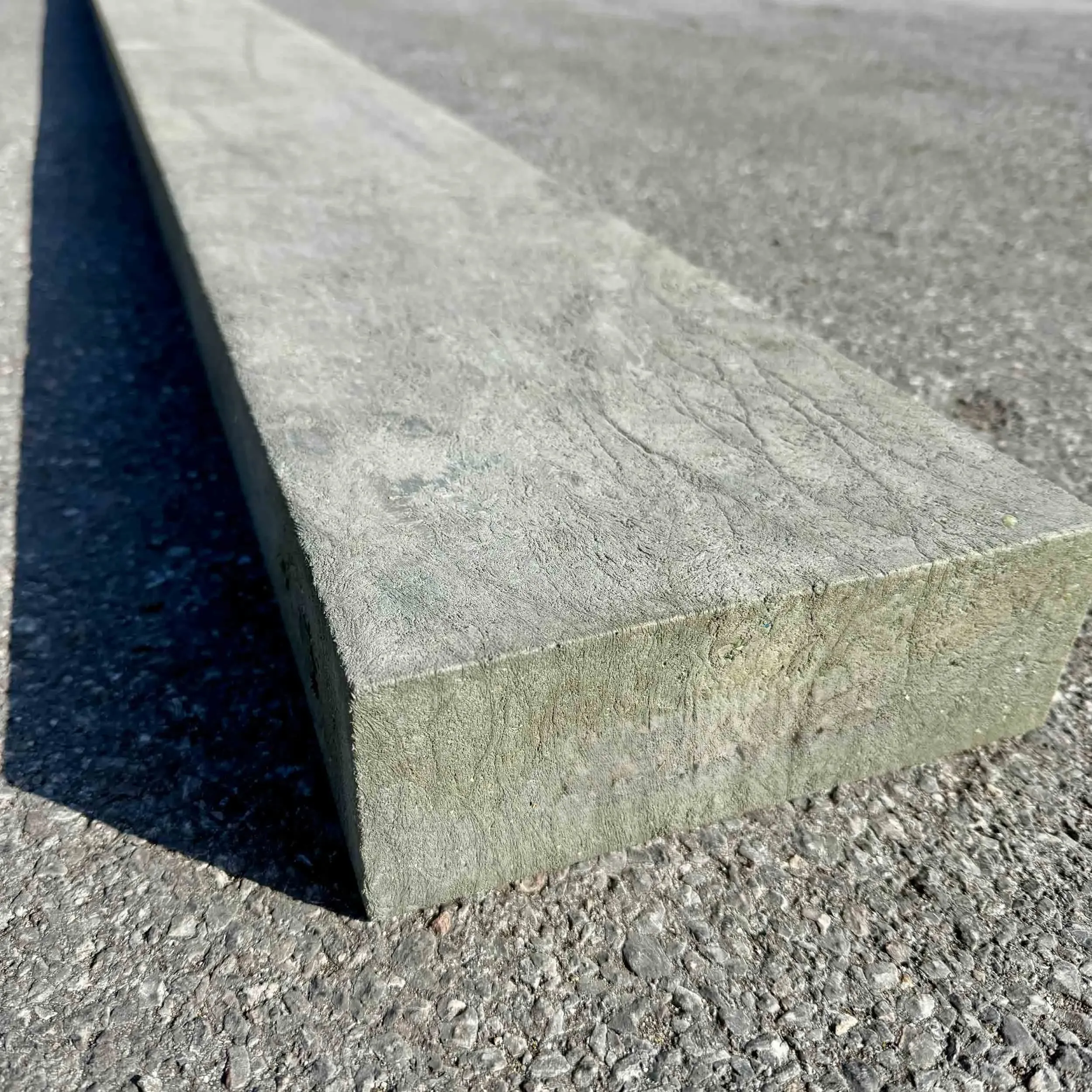 recycled-plastic-railway-sleeper-grey-80mm-x-230mm-1 Recycled Plastic Grey Railway Sleepers 160mm x 240mm x 3.0m - Image 1