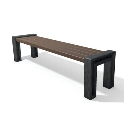 Hyde Park bench 165cm without back support