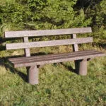 Taunus Forest Bench with back