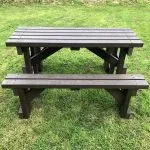 Woodleigh Recycled Plastic Picnic Table 1.5m